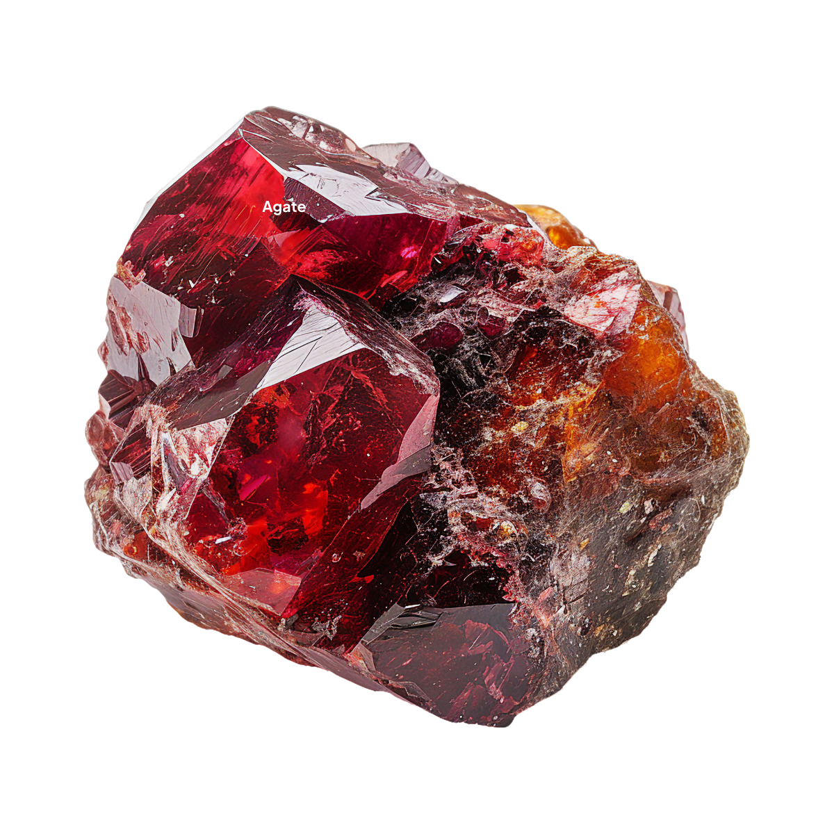 Pierre naturelle brute - Grenat