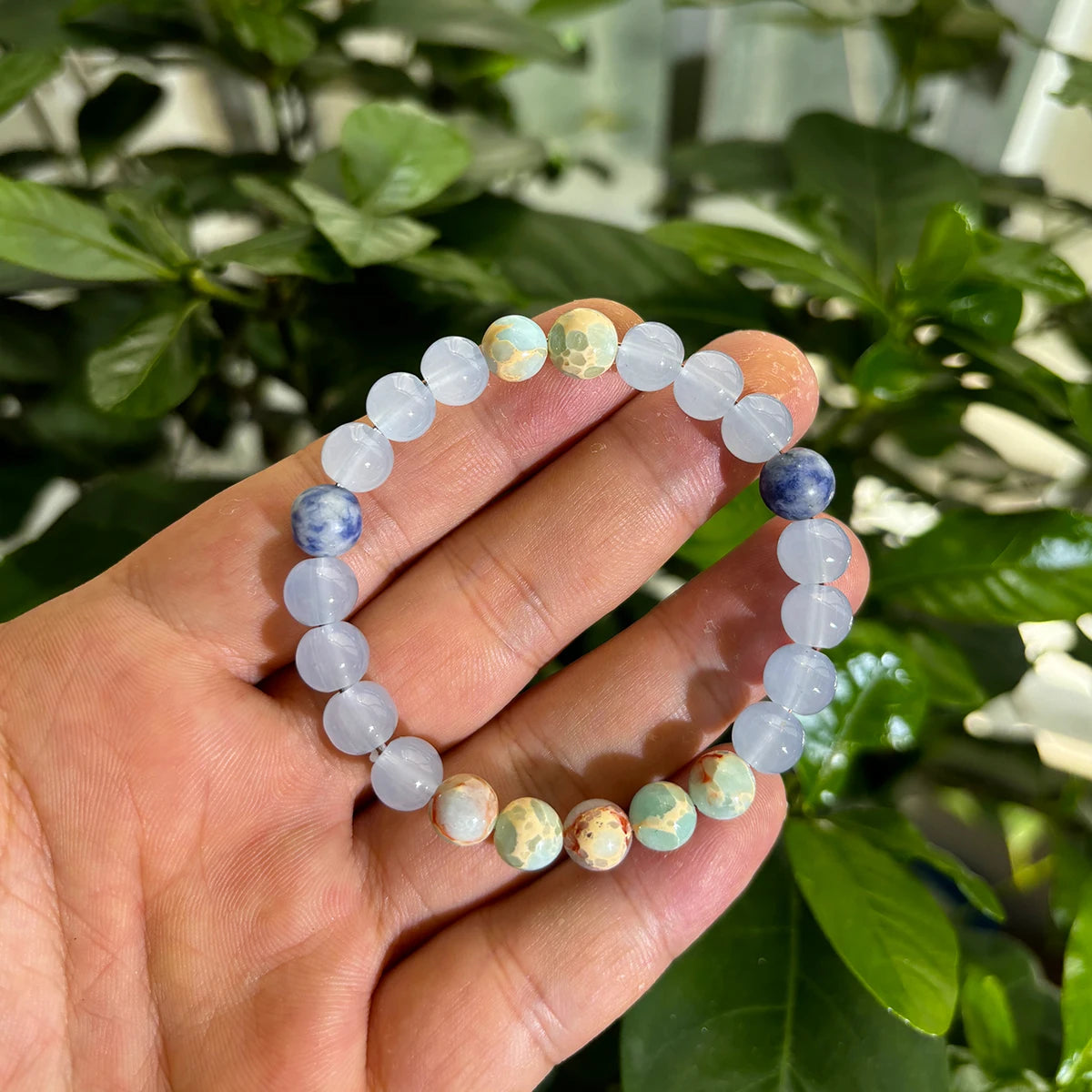 Bracelet Amazonite Fait Main – Chance & Prospérité