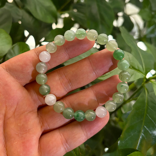 Bracelet Aventurine Verte – Perles de Prospérité & Abondance