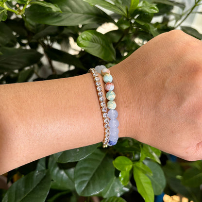 Bracelet Amazonite Fait Main – Chance & Prospérité