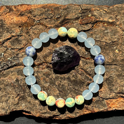 Bracelet Amazonite Fait Main – Chance & Prospérité