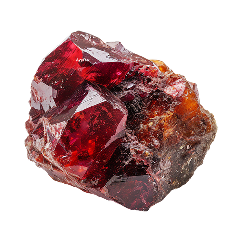 Pierre naturelle brute - Grenat