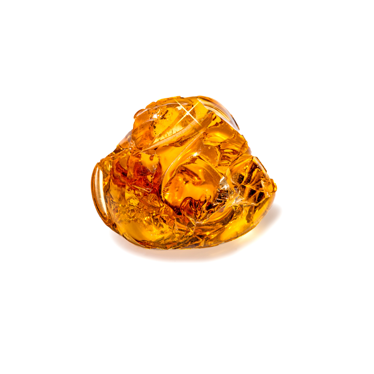 Pierre naturelle brute - Ambre