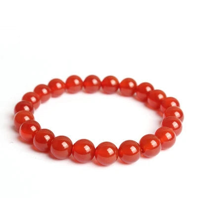 Bracelet Cornaline (Agate Rouge) – 6 à 16 mm