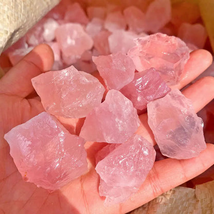 50g de Pierres Brutes Quartz Rose