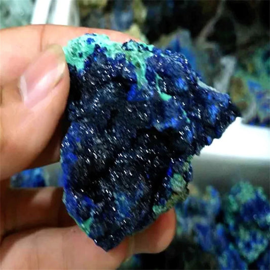 Géode Azurite & Pierre Malachite – Cristal de Guérison