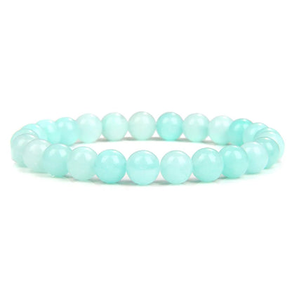 Bracelet Amazonite Bleue – Chance & Méditation