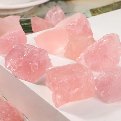 50g de Pierres Brutes Quartz Rose