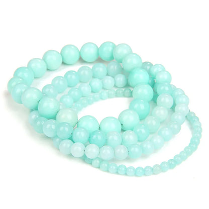 Bracelet Amazonite Bleue – Chance & Méditation