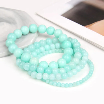 Bracelet Amazonite Bleue – Chance & Méditation