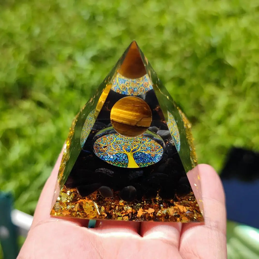 Orgonite Œil de Tigre 60 mm