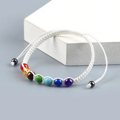 Bracelet 7 Chakras 6 mm – Yoga & Méditation