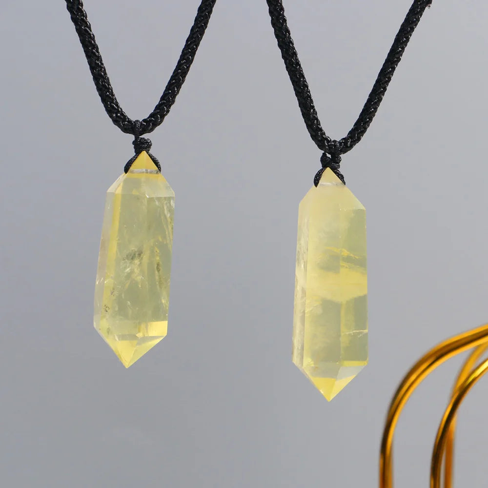 Collier Pointe Citrine – Reiki Énergie