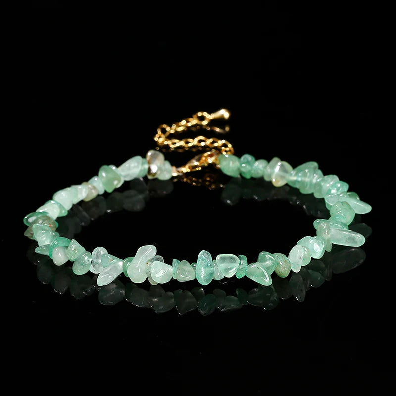 Bracelet Aventurine Verte – Ajustable