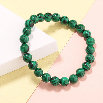 Bracelet Malachite 6/8/10 mm – Bien-Être