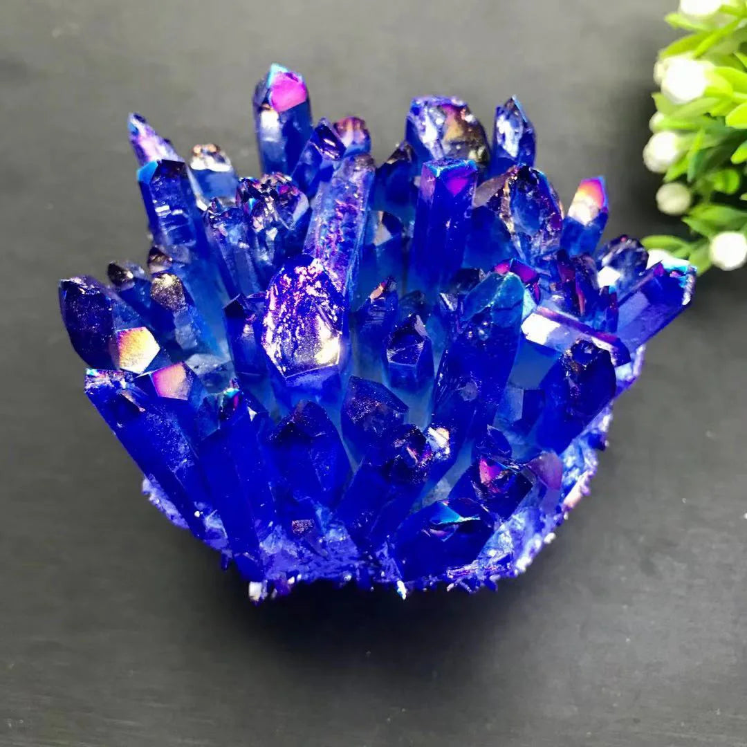 Géode Cristal Bleu (15-70 g) – Améthyste & Décor