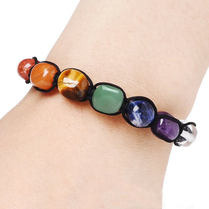 Bracelet 7 Chakras – Tressé & Reiki