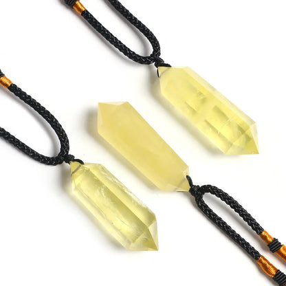 Collier Pointe Citrine – Reiki Énergie