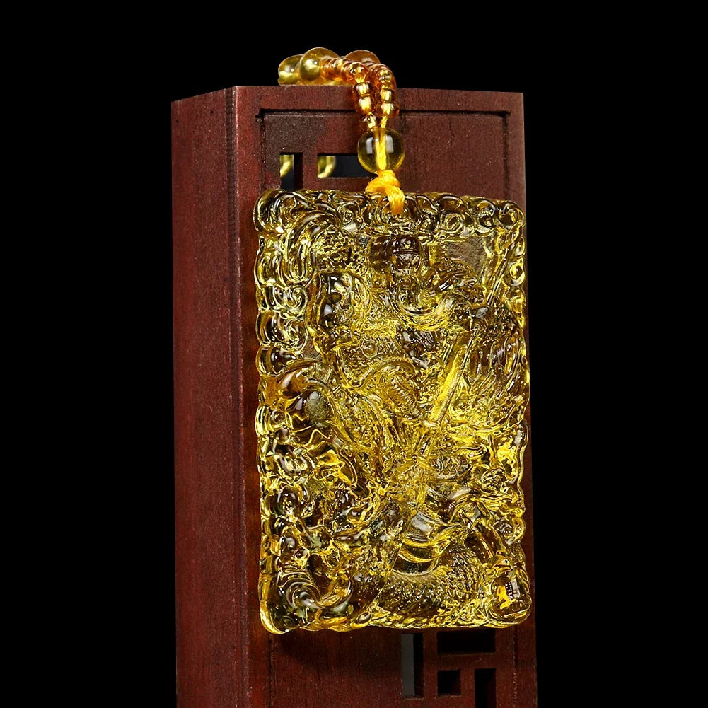 Collier Guan Yu Citrine – Porte-Chance