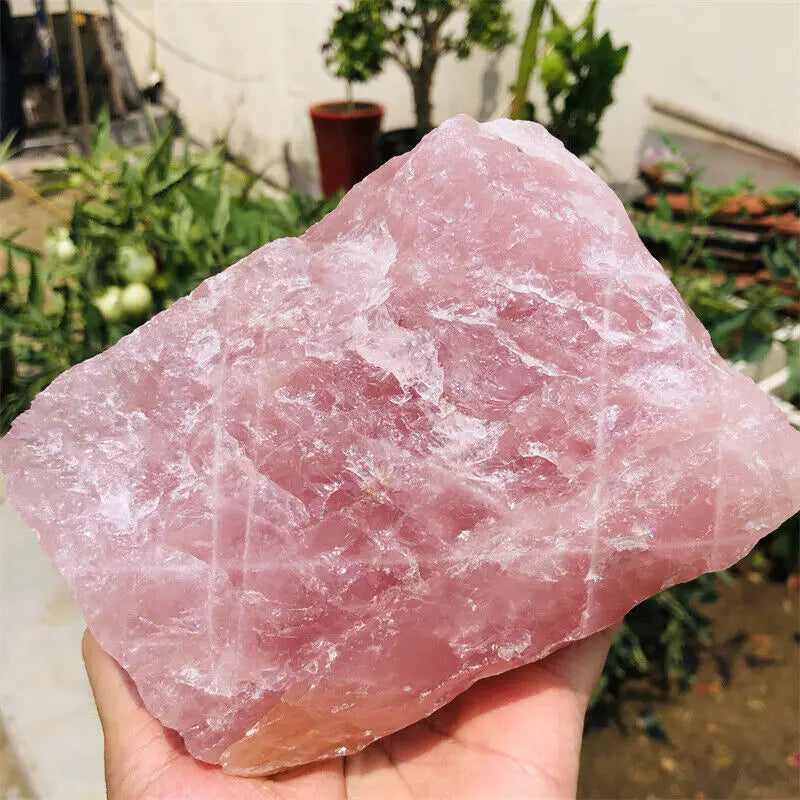 Grande Pierre Quartz Rose Brute – Guérison