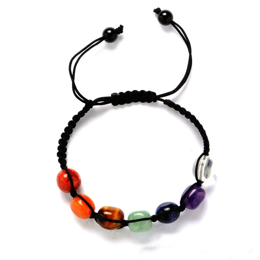 Bracelet 7 Chakras – Tressé & Reiki