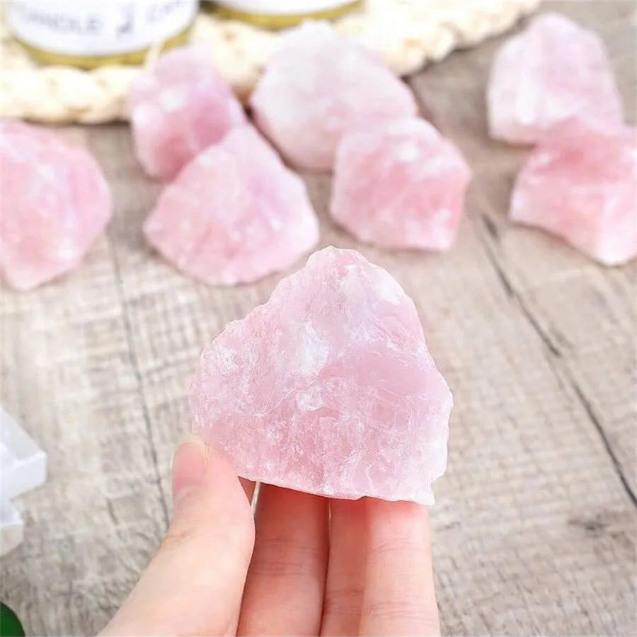 Lot de Pierres Quartz Rose Brutes – Guérison