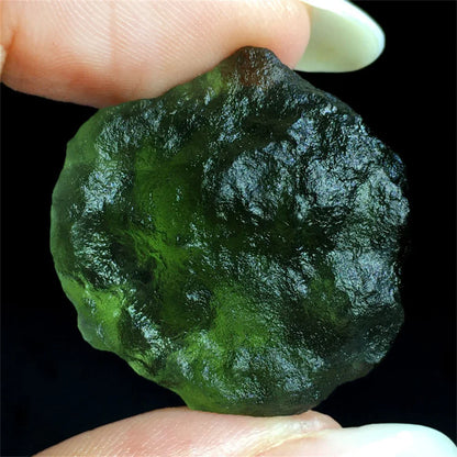 Pierre Moldavite Naturelle – Météorite Tchèque & Cristal Énergétique