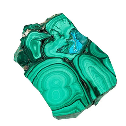 Tranches de Pierre Malachite Brute – Décor & Énergie