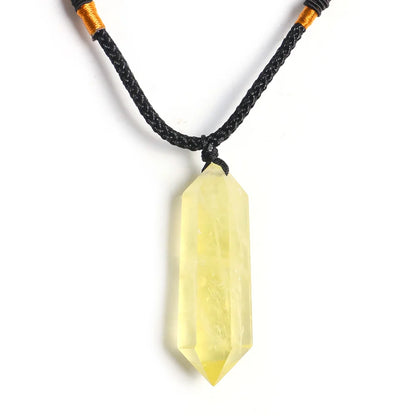 Collier Pointe Citrine – Reiki Énergie