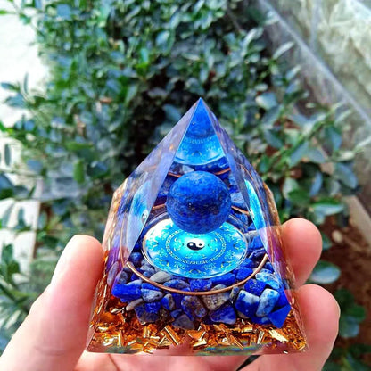 Pyramide Orgonite 6 cm – Anti-EMF