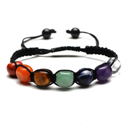 Bracelet 7 Chakras – Tressé & Reiki