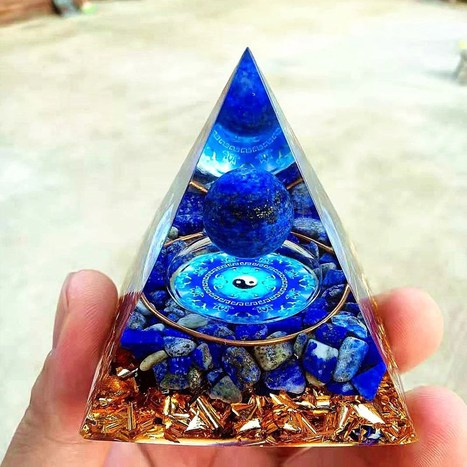 Pyramide Orgonite 6 cm – Anti-EMF
