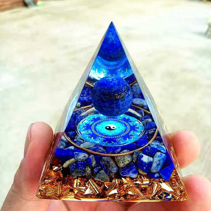 Pyramide Orgonite 6 cm – Anti-EMF