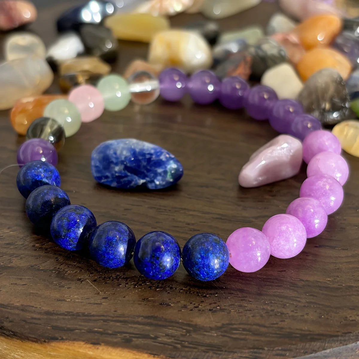 Bracelet Anti-Stress – Sodalite & Fluorite (8 mm)