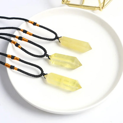 Collier Pointe Citrine – Reiki Énergie