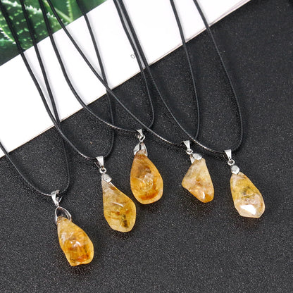 Collier Choker Citrine Quartz – Énergétique