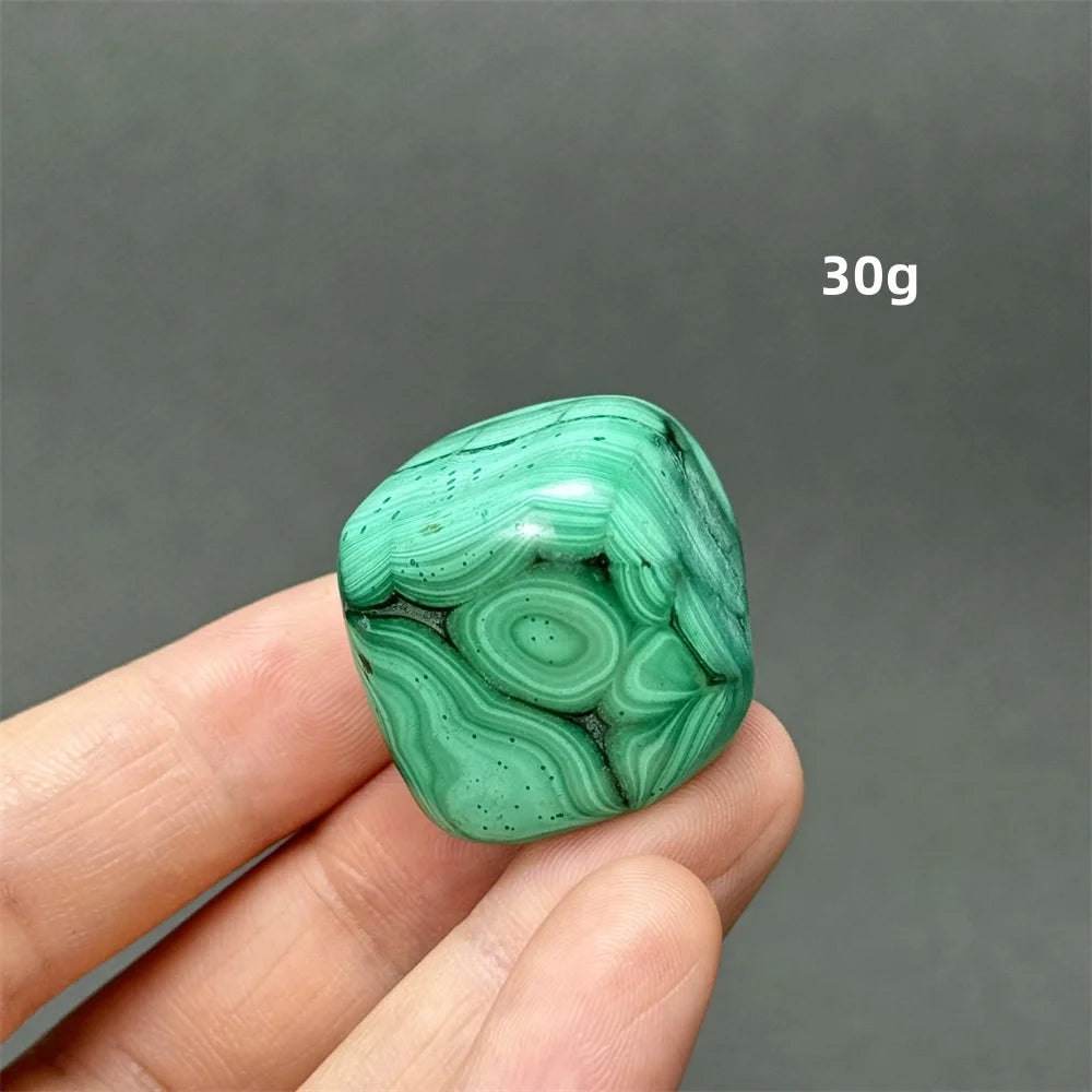 Pierre Malachite Brute Rayée – Reiki & Méditation