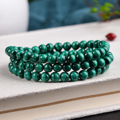 Bracelet Malachite 6/8/10 mm – Bien-Être