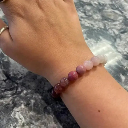 Bracelet Quartz Rose & Améthyste – Attraction & Manifestation