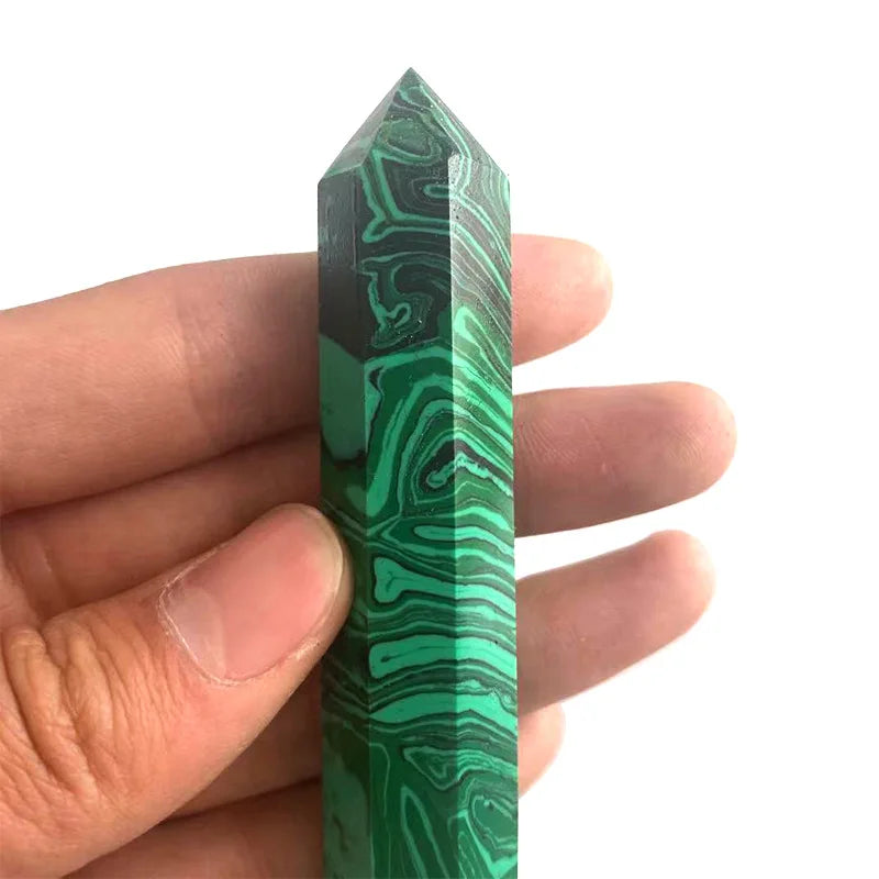 Tour Pierre Malachite 7-9 cm – Énergie & Guérison