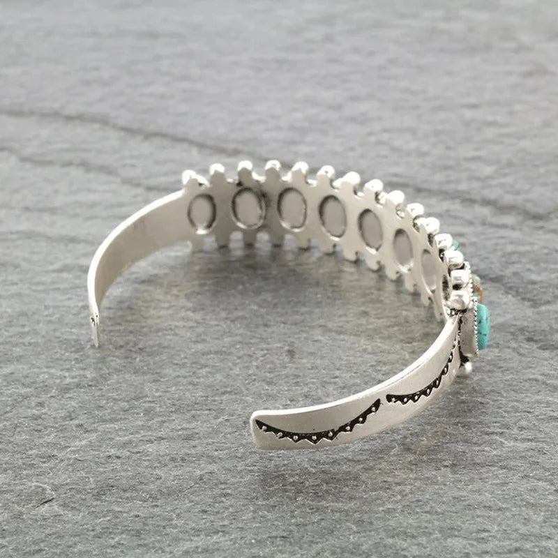 Bracelet Turquoise Tibétain – Style Bohème