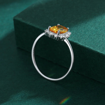 Bague Citrine Argent 925