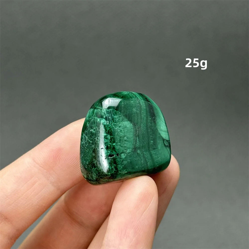 Pierre Malachite Brute Rayée – Reiki & Méditation