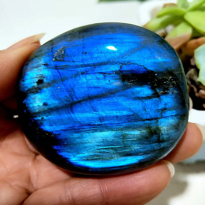 Pierre de Paume Labradorite Jaune – Feng Shui