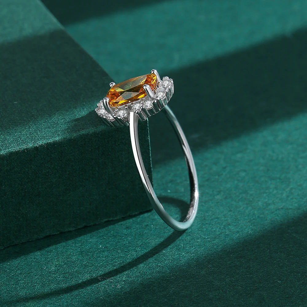 Bague Citrine Argent 925