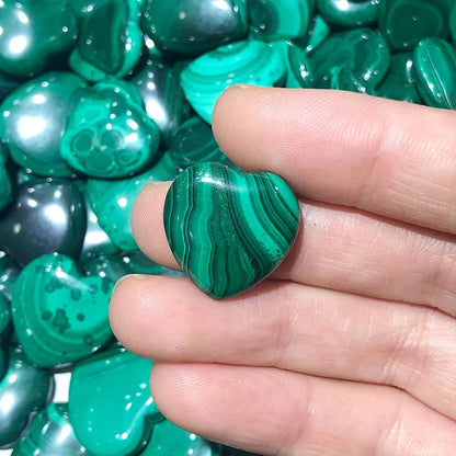 Cœur Pierre Malachite – Reiki & Décoration