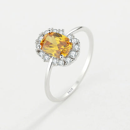 Bague Citrine Argent 925