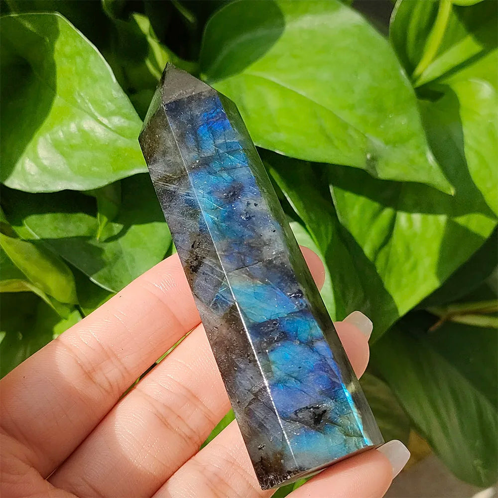 Pierre Labradorite Polie – Énergie & Décoration