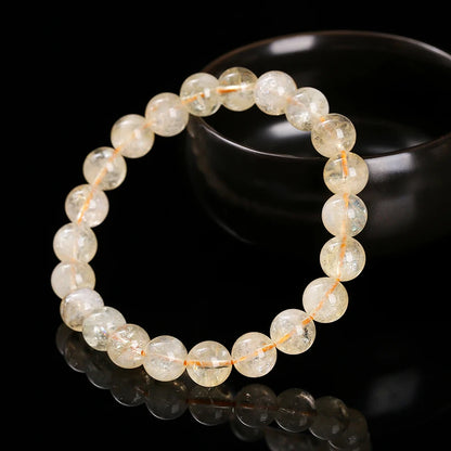 Bracelet Perles de Citrine – Reiki & Énergie