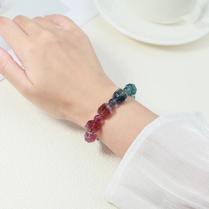 Bracelet Fluorite Multicolore – Reiki